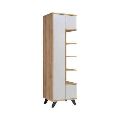 Bogota Tall Cabinet 60cm [Grey] - White Background