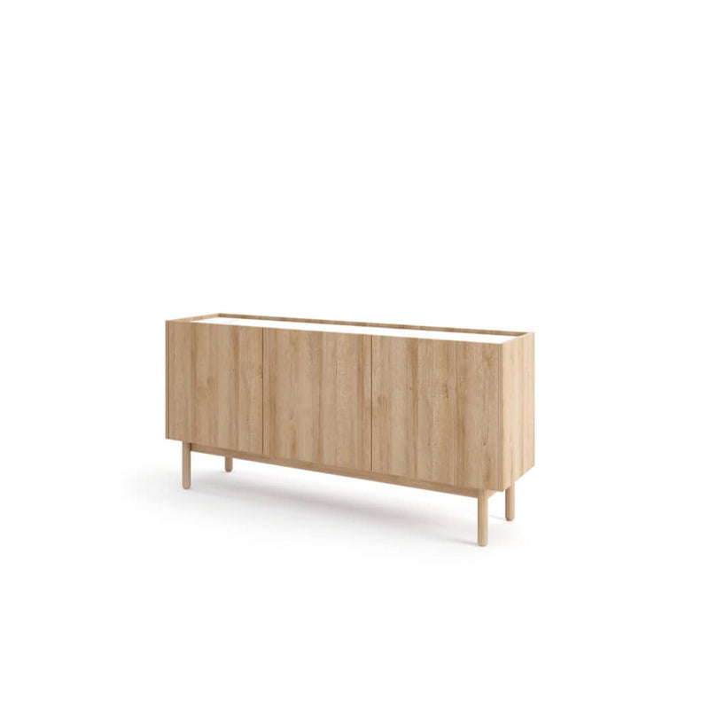 Boho Sideboard Cabinet 144cm [Oak] - White Background