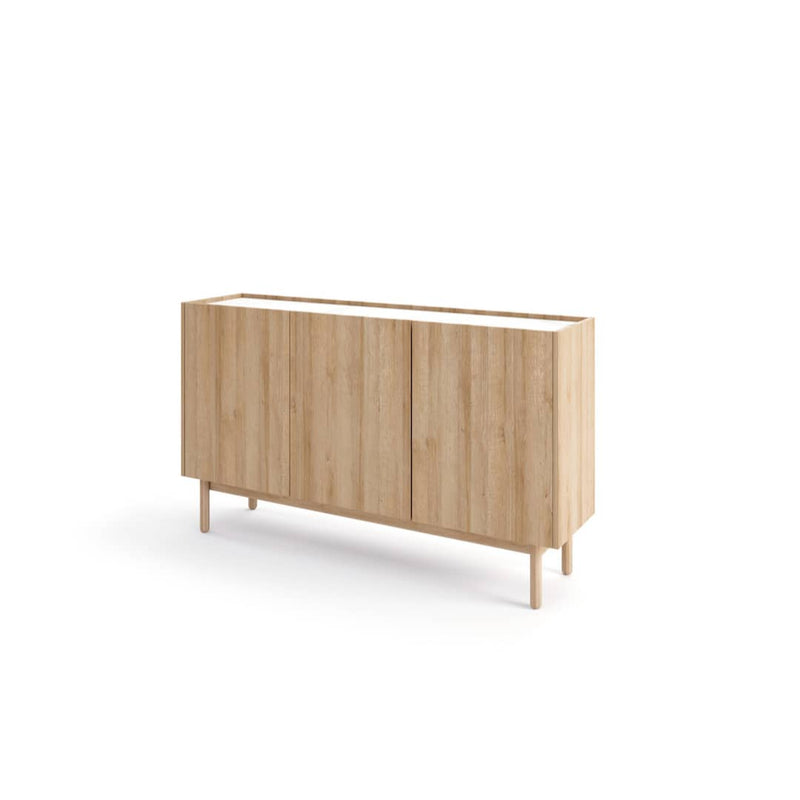 Boho Sideboard Cabinet 144cm [Oak] - White Background