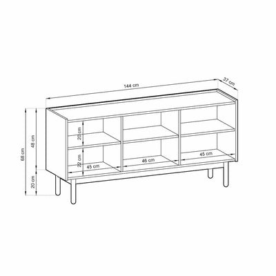 Boho Sideboard Cabinet 144cm