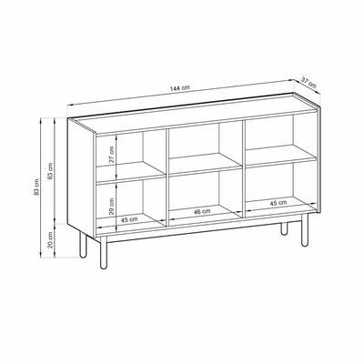 Boho Sideboard Cabinet 144cm