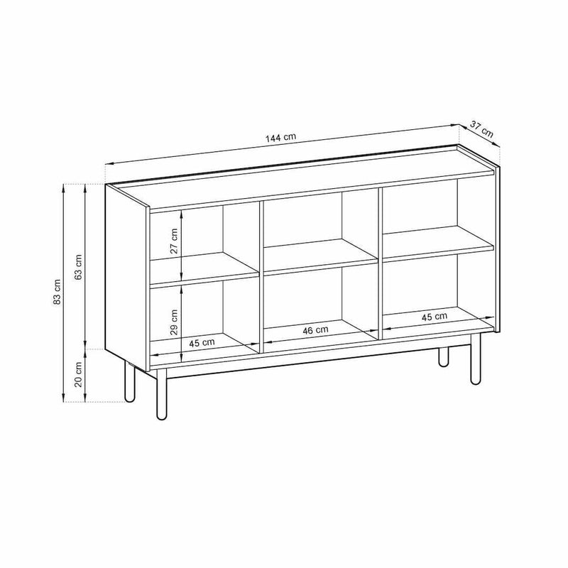 Boho Sideboard Cabinet 144cm