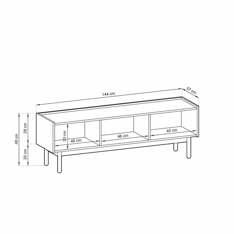 Boho TV Cabinet 144cm