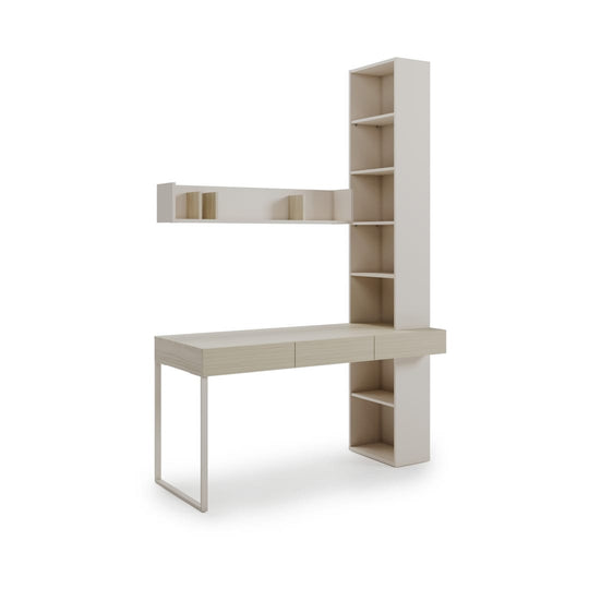 Charlie CH-21 Desk With Bookcase & Shelf 150cm