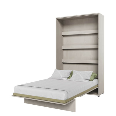 Concept Junior Vertical Wall Bed 120cm [Grey] - White Background 2