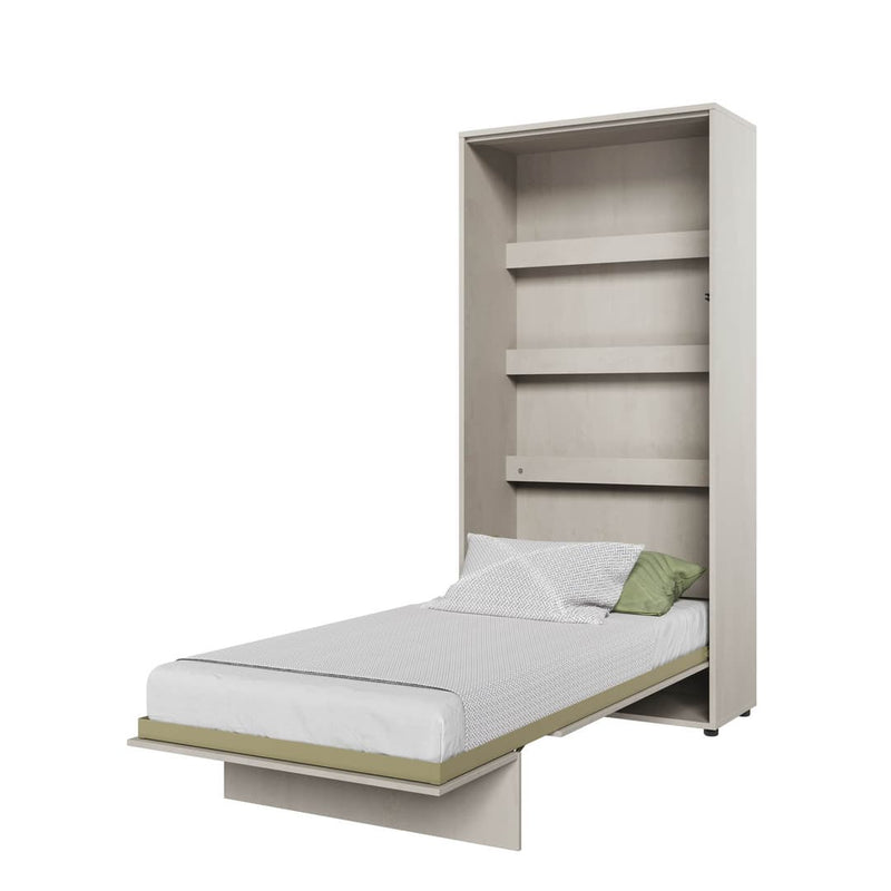 Concept Junior Vertical Wall Bed 90cm [Grey] - White Background 2