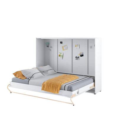 CP-04 Horizontal Wall Bed Concept 140cm [White] - Open Wall Bed Image 5