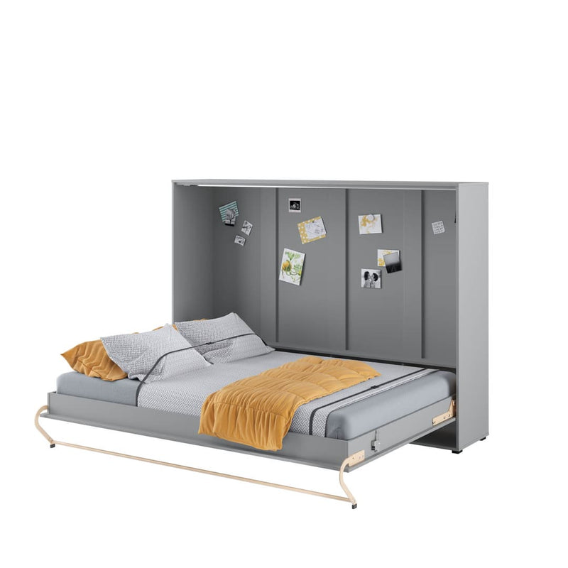 CP-04 Horizontal Wall Bed Concept 140cm [Grey] - Open Wall Bed Image 2