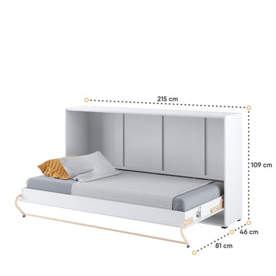 CP-06 Horizontal Wall Bed Concept 90cm [White] - Open Wall Bed Image 3