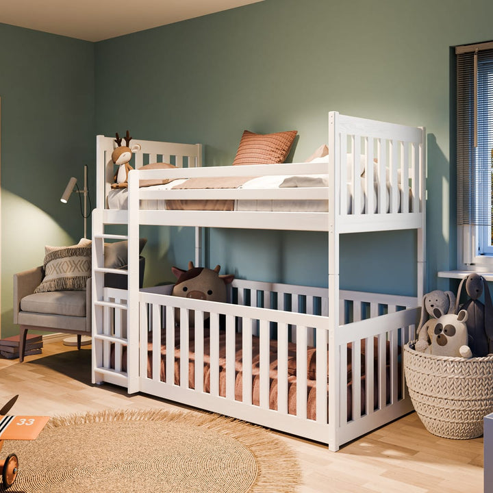 Full size bed bunk bed sales