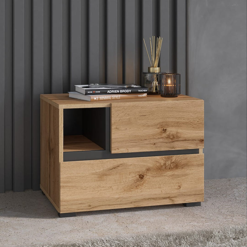 Kross Bedside Table 55cm