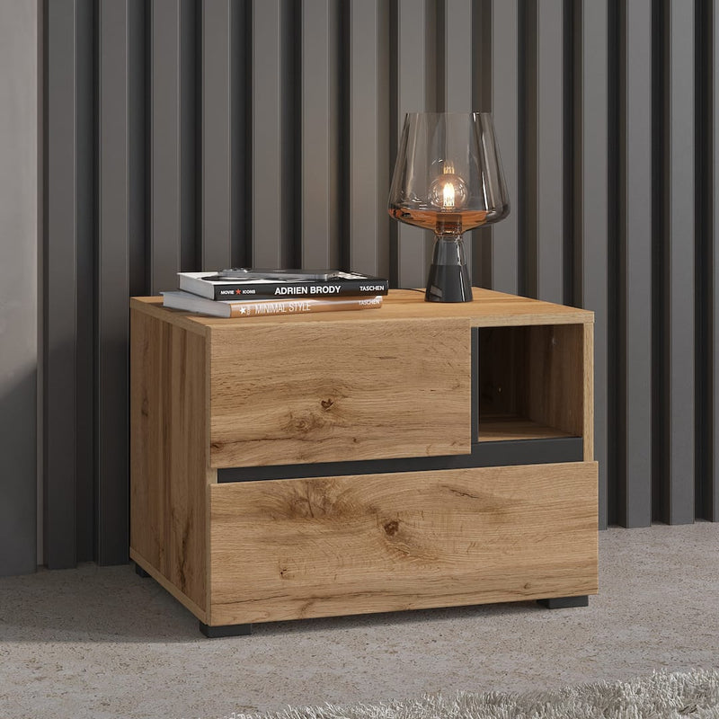 Kross Bedside Table 55cm