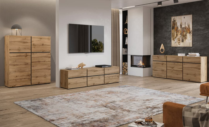 Kross 25 Sideboard Cabinet 225cm