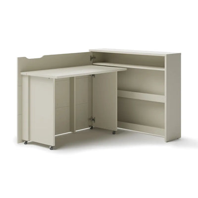 Work Concept Convertible Hidden Desk With Storage