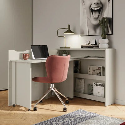 Work Concept Convertible Hidden Desk With Storage