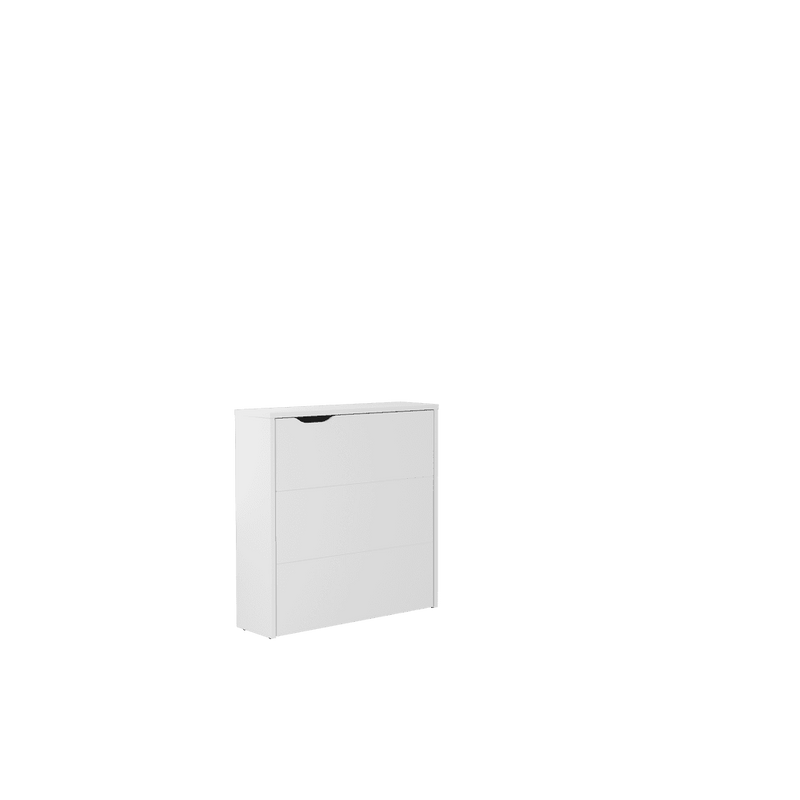 Work Concept Slim Convertible Hidden Desk 90cm [White] - White Background