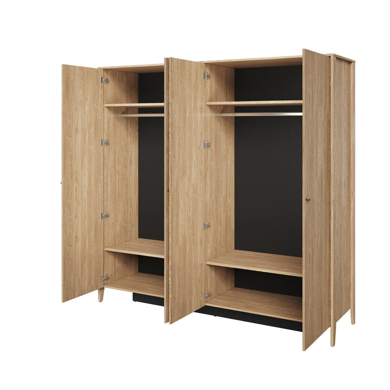 Cozy Hinged Door Wardrobe 220cm