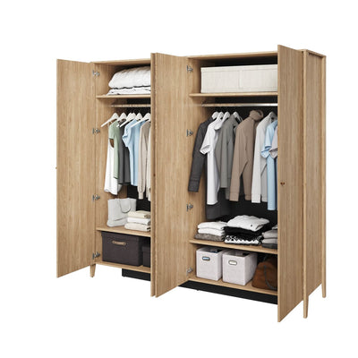 Cozy Hinged Door Wardrobe 220cm