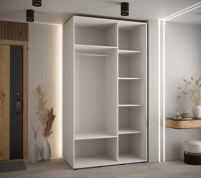 Cannes XI Sliding Door Wardrobe 130cm