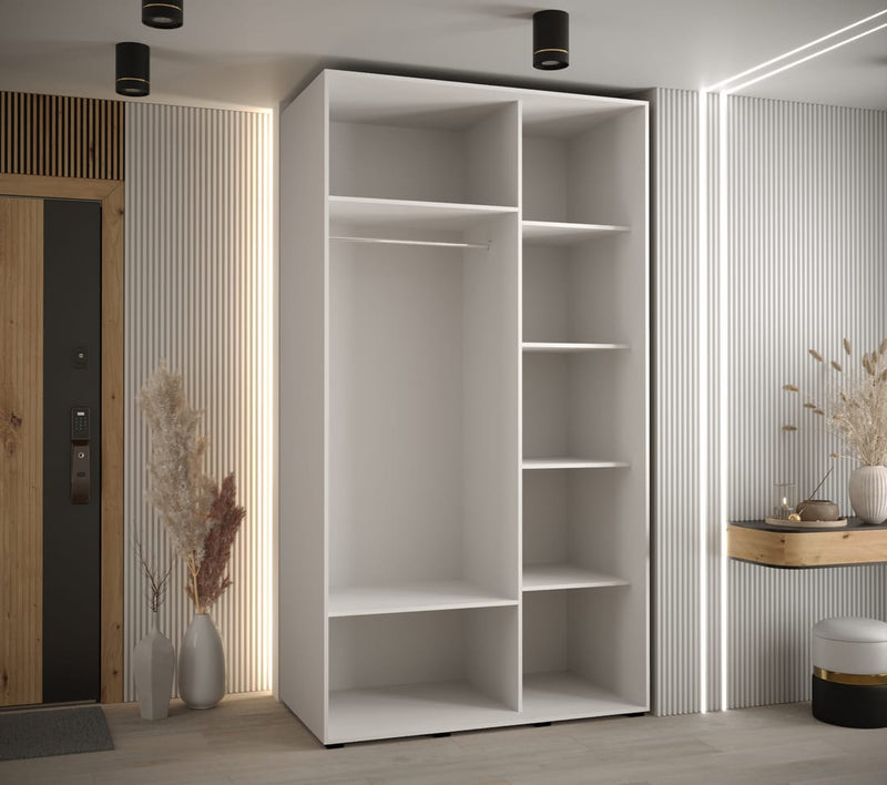 Cannes XI Sliding Door Wardrobe 130cm