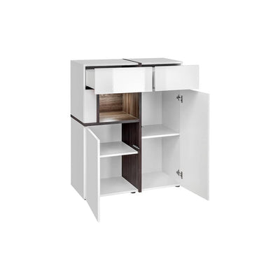 Cross Display Cabinet 90cm [White] - Interior