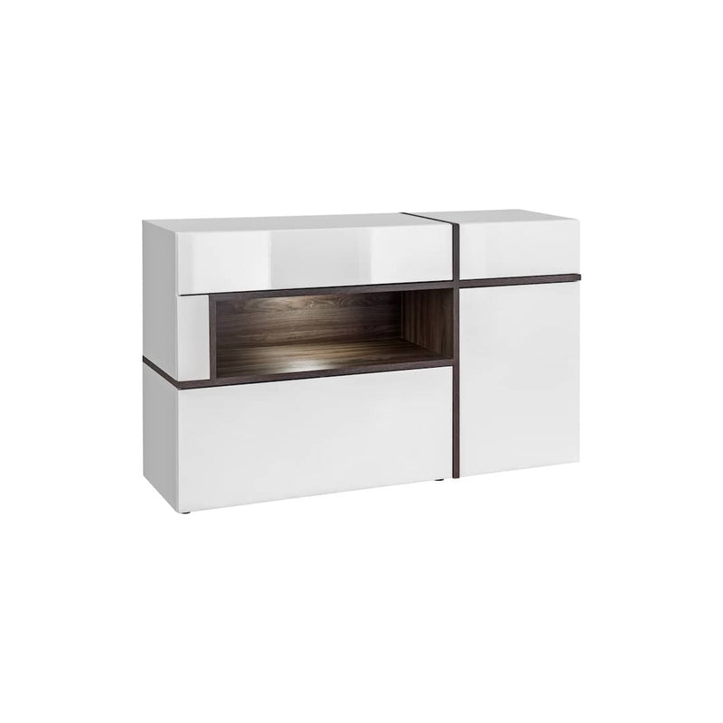 Cross Sideboard Cabinet 150cm [White] - White Background