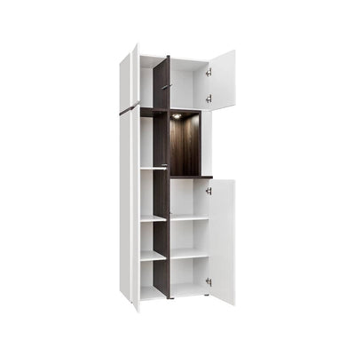 Cross Tall Display Cabinet 70cm [White] - Interior