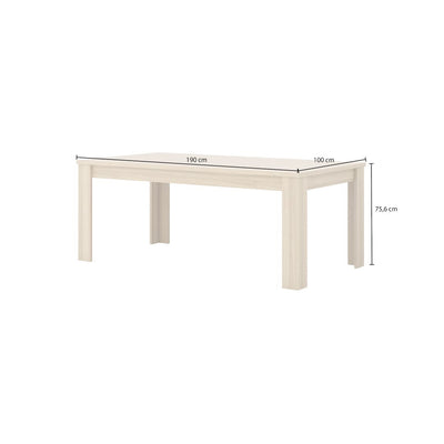 Cuba 94 Dining Table 190cm