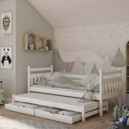 Daniel Double Bed with Trundle