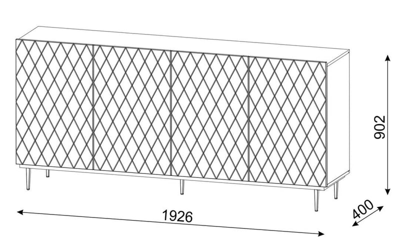 Diuna Sideboard Cabinet 193cm