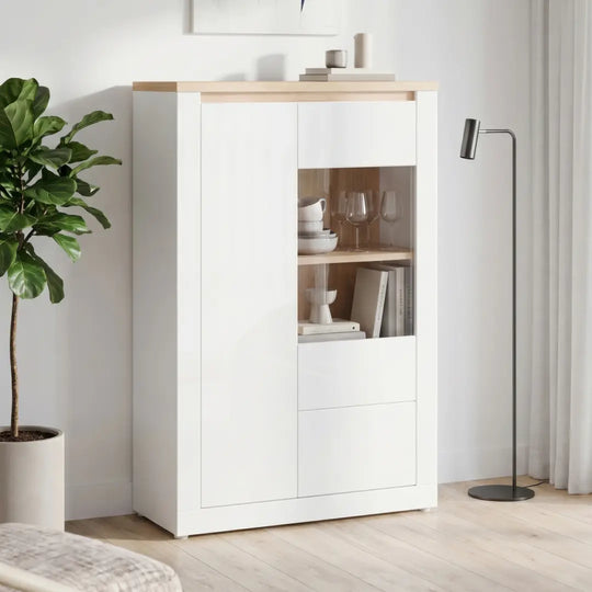 Duraoak Display Cabinet 96cm