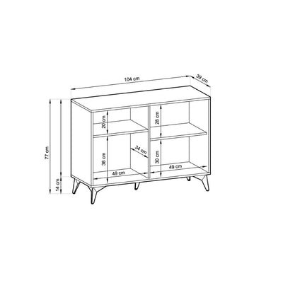 Diamond Sideboard Cabinet 104cm