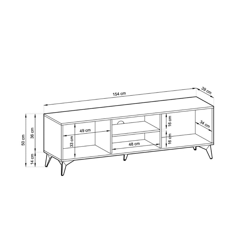 Diamond TV Cabinet 154cm