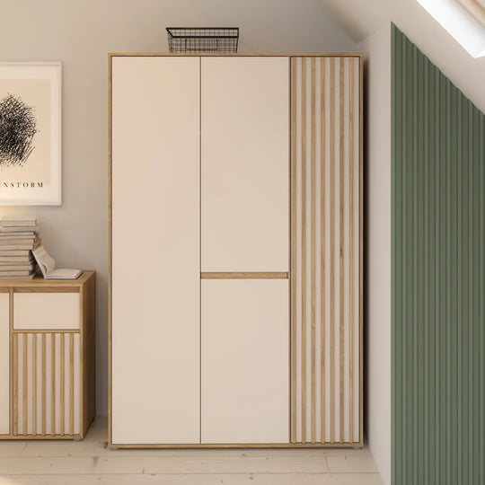 Eliston Hinged Door Wardrobe 129cm