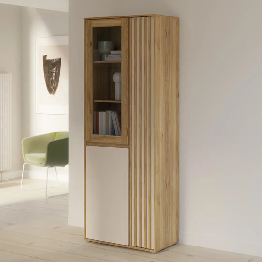 Eliston Tall Display Cabinet 74cm