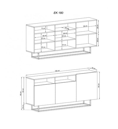 Enjoy Sideboard Cabinet 180cm