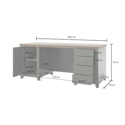 Evora Office Desk 180cm