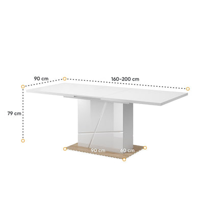 Futura FU-10 Extendable Dining Table 160cm