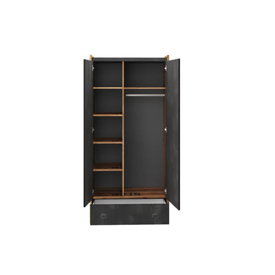 Fargo 02 Hinged Wardrobe 90cm