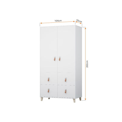 Figo FG-06 Hinged Wardrobe 104cm