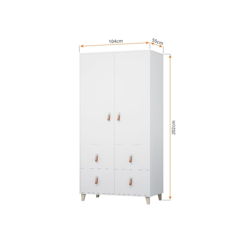 Figo FG-06 Hinged Wardrobe 104cm