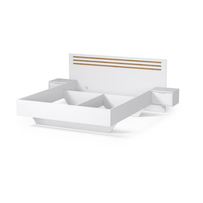Florencja Bed Frame With Bedside Cabinets [EU Super King]