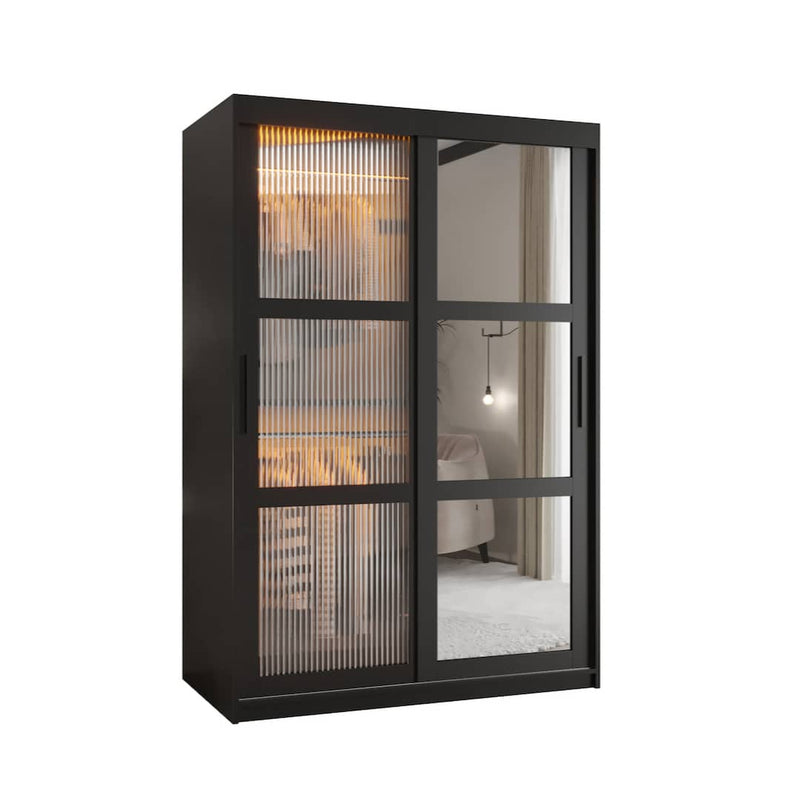 Flutes II Sliding Door Wardrobe 120cm