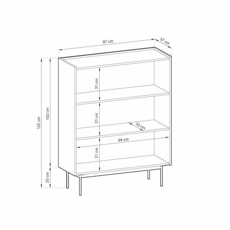 Frisk Highboard Cabinet 97cm