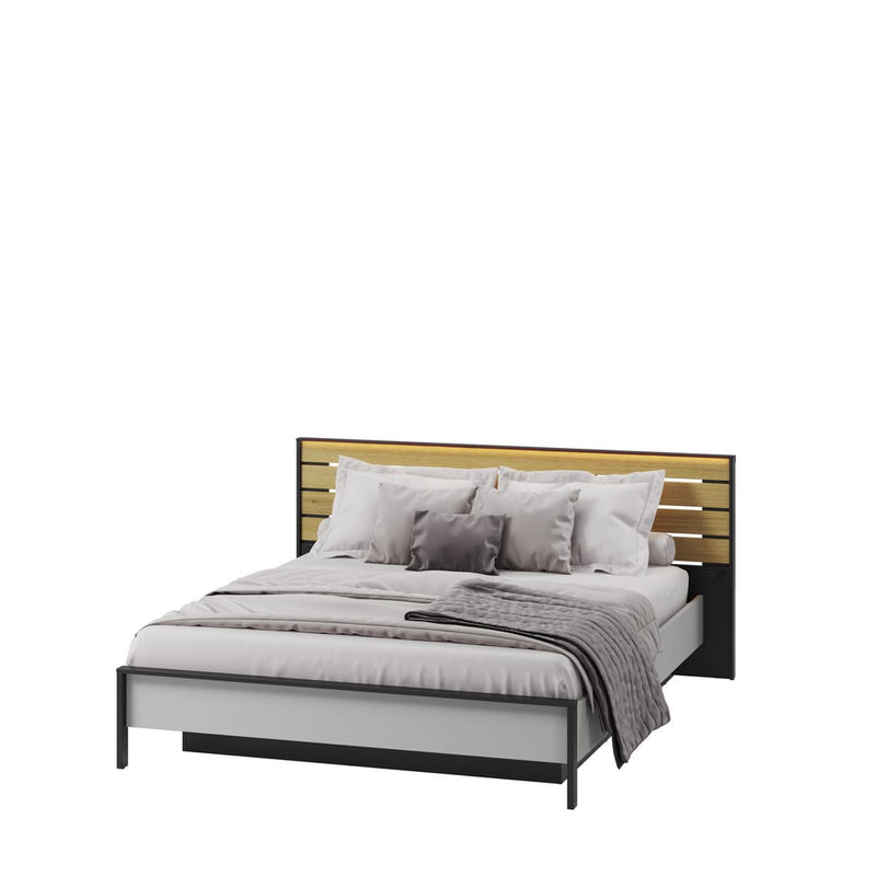 Gris Ottoman Bed [EU King]