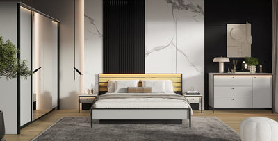 Gris Ottoman Bed [EU Super King]