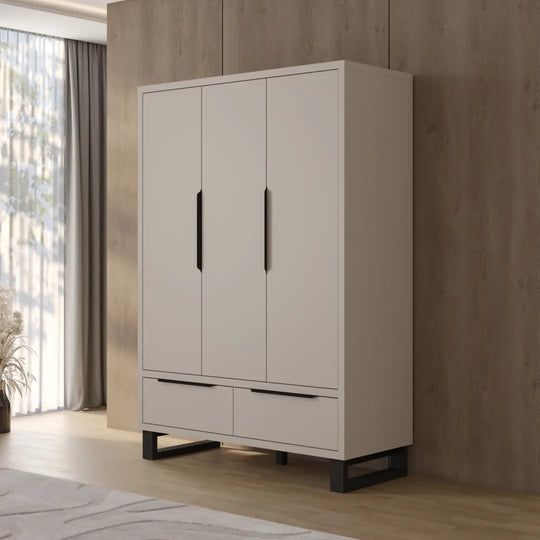 Halle Hinged Door Wardrobe 145cm