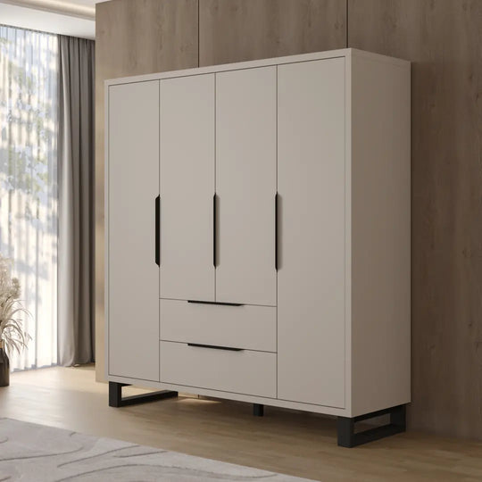 Halle Hinged Door Wardrobe 191cm
