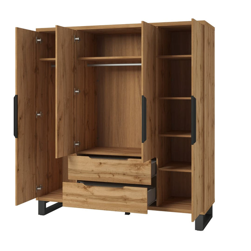 Halle Hinged Door Wardrobe 191cm