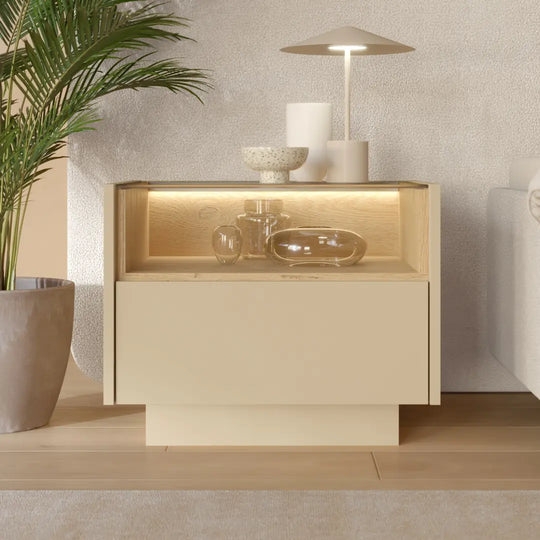 Hiro Bedside Table 53cm